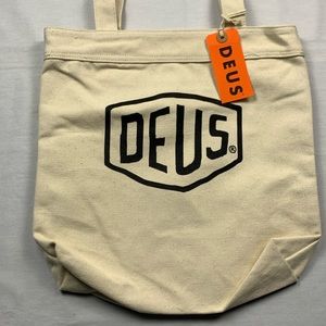 NWT Deus ex Machina Cotton Canvas Classic Tote Bag